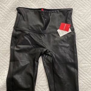 Faux Leather Spanx Leggings